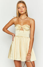 Sommer Yellow Mini Dress Image