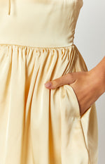 Sommer Yellow Mini Dress Image