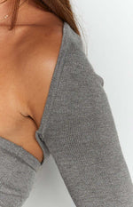 Sophie Grey Knitted Bolero Image