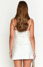 Stephanie White Mini Dress