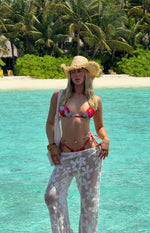 9.0 Swim Sumba Green Floral Bikini Top Image