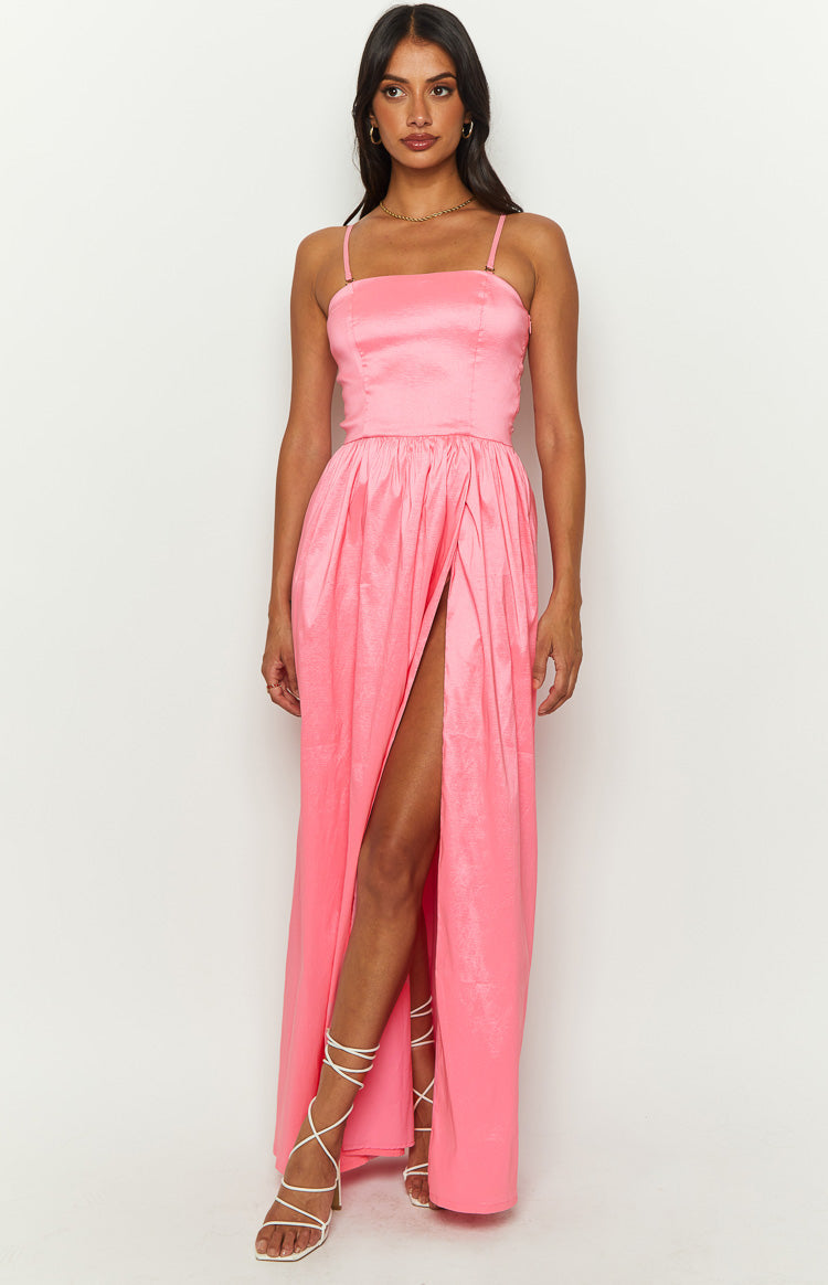 Sunnie Pink Strapless Maxi Dress Image