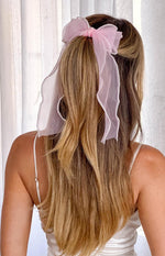 Sweety Pink Hair Bow Image