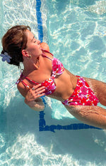 9.0 Swim Jamilla Pink Floral Bikini Bottoms Image