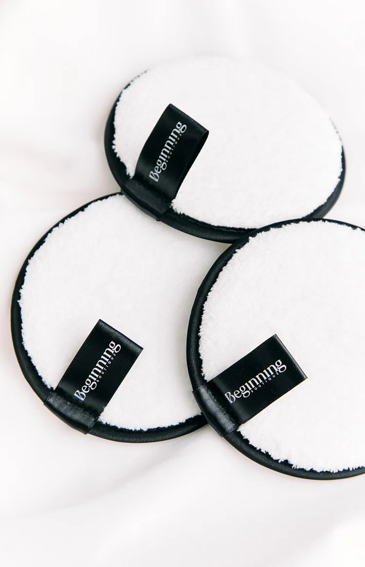 Take It Off Black Reusable Face Wash Pads 3 Pack (FREE over $220)