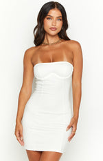 Talia White Mini Dress Image