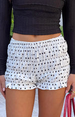 Tango White Polka Dot Shorts