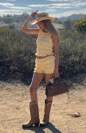 Tango Yellow Shorts