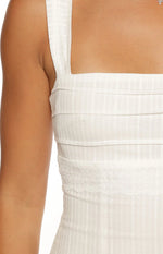 Taylor White Tie Back Mini Dress