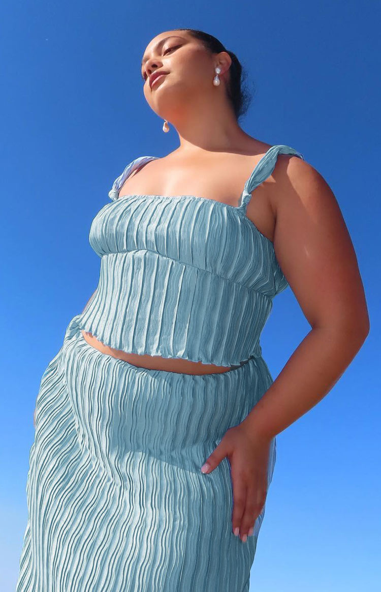 That Occasion Blue Maxi Skirt Image