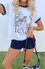 The Laundry Room This Ain't Texas Stallion Perfect White Tee
