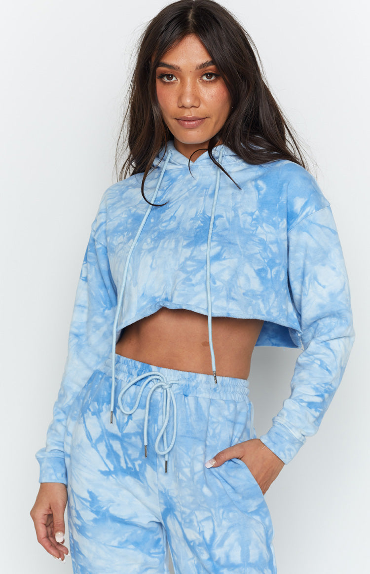 The Creator Hoodie Blue Tie Dye Image