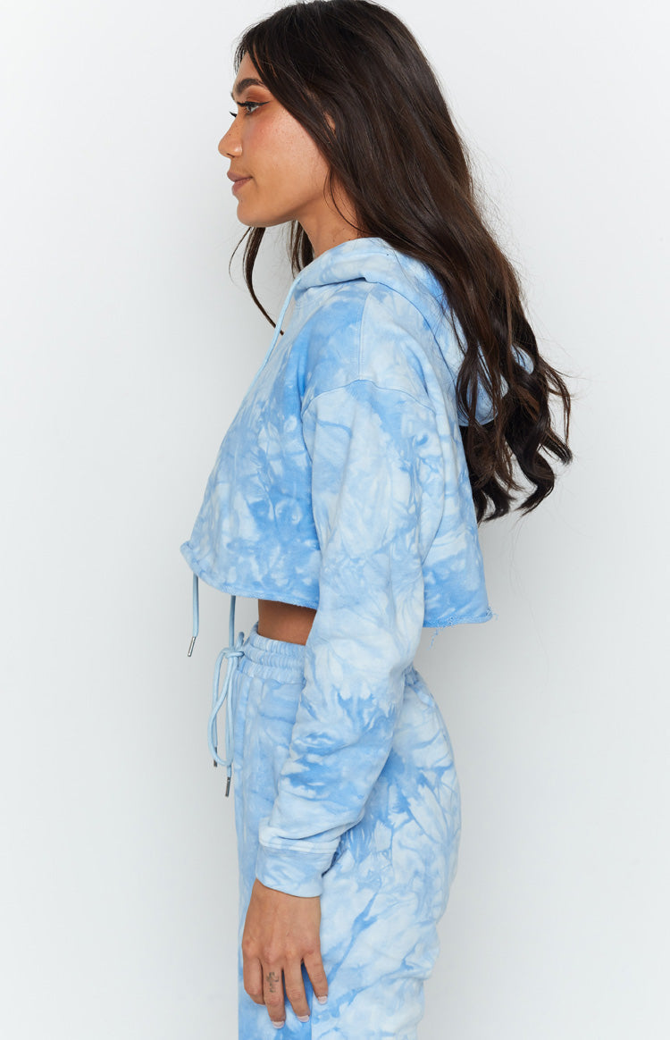 The Creator Hoodie Blue Tie Dye Image