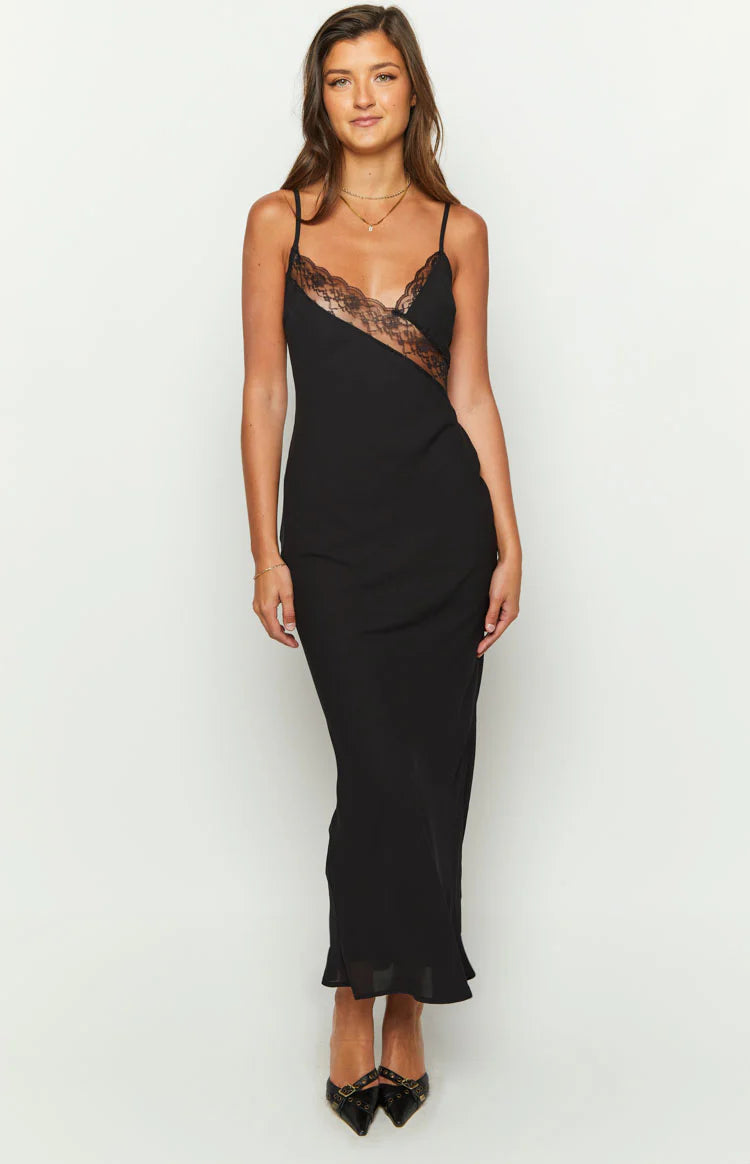 black lace dress nz Shop Tabitha Lace Dress (Black)