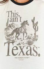 The Laundry Room This Ain't Texas Stallion Perfect White Tee