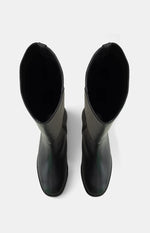 Therapy Arcade Black PU Riding Boots