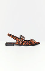 Therapy Matilda Leopard Print Pointed Flats Image