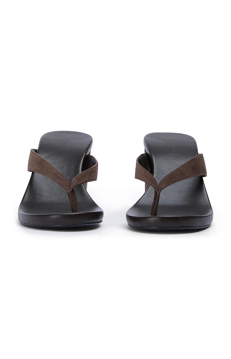 Tony Bianco Avanti Espresso Suede Wedge Heels Image