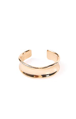 True Desire Gold Wavy Cuff Bangle Image