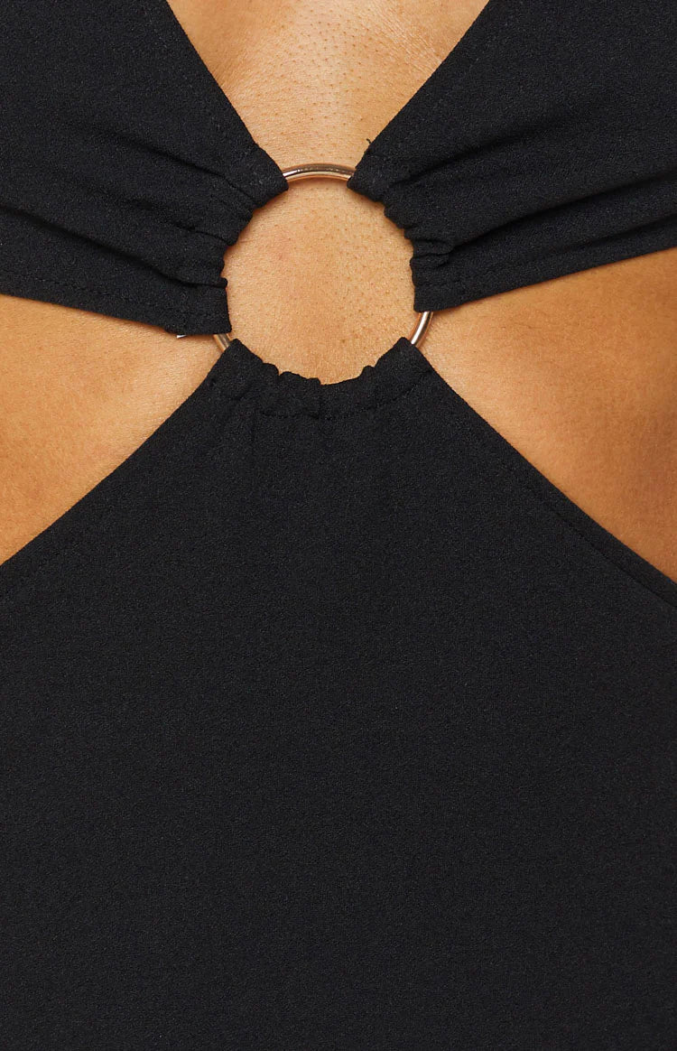 Valley Midi Dress Black
