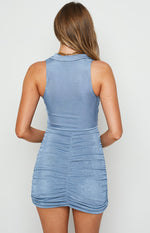 Valmont Mini Dress Blue Image