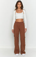 Vixen White Rib Cami Set Image
