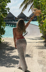 Jev White Lace Pants Image