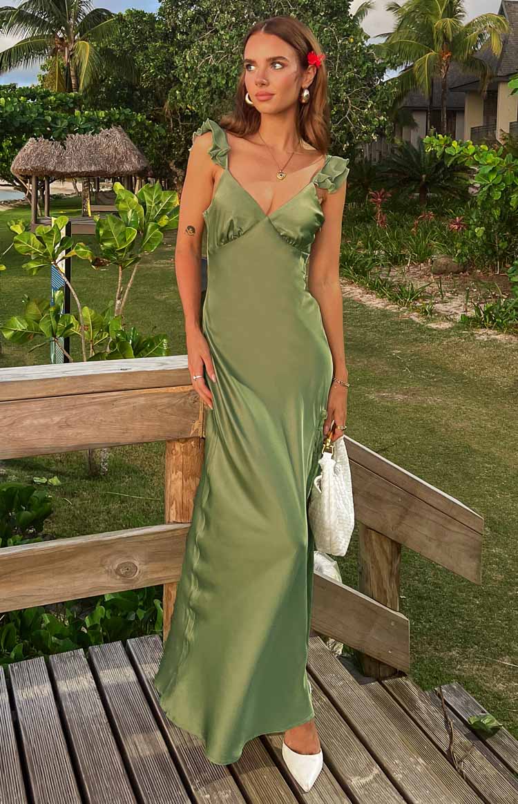 Wendy Sage Maxi Dress | Beginning Boutique NZ Wendy Sage Maxi Dress | Beginning Boutique NZ