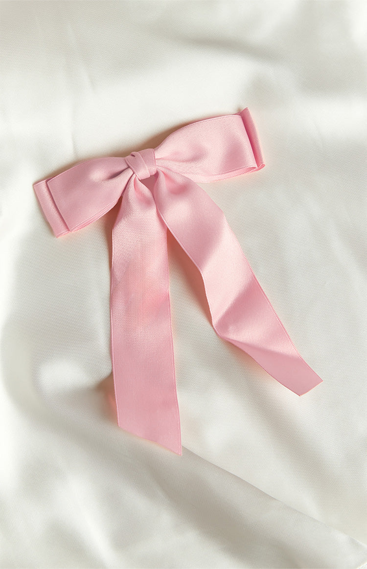 Whimsy Willow Pink Bow Hair Clip (FREE over $120) Image