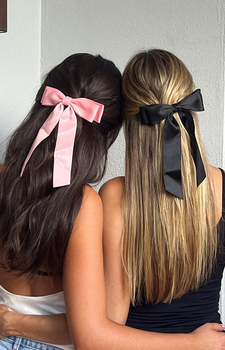 Whimsy Willow Black Bow Hair Clip (FREE over $120) Image