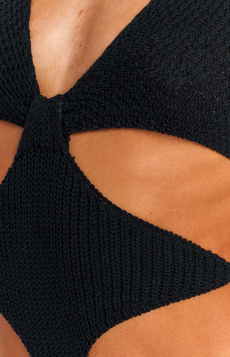 Winslet Black Cut Out Mini Dress Image