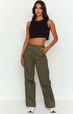 Xandra Black Crop Tank Top Image