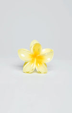 Frangipani Yellow Flower Clip