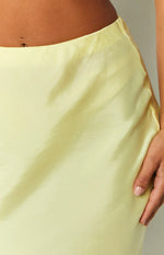 Anna Yellow Maxi Skirt