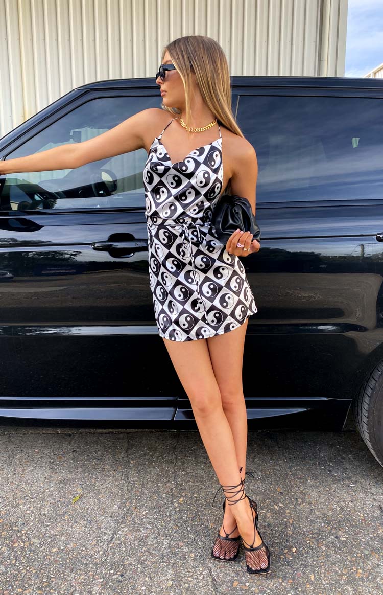 Your LA Catch Dress Yin Yang Print Image