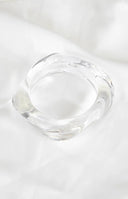Zantie Clear Resin Square Bangle