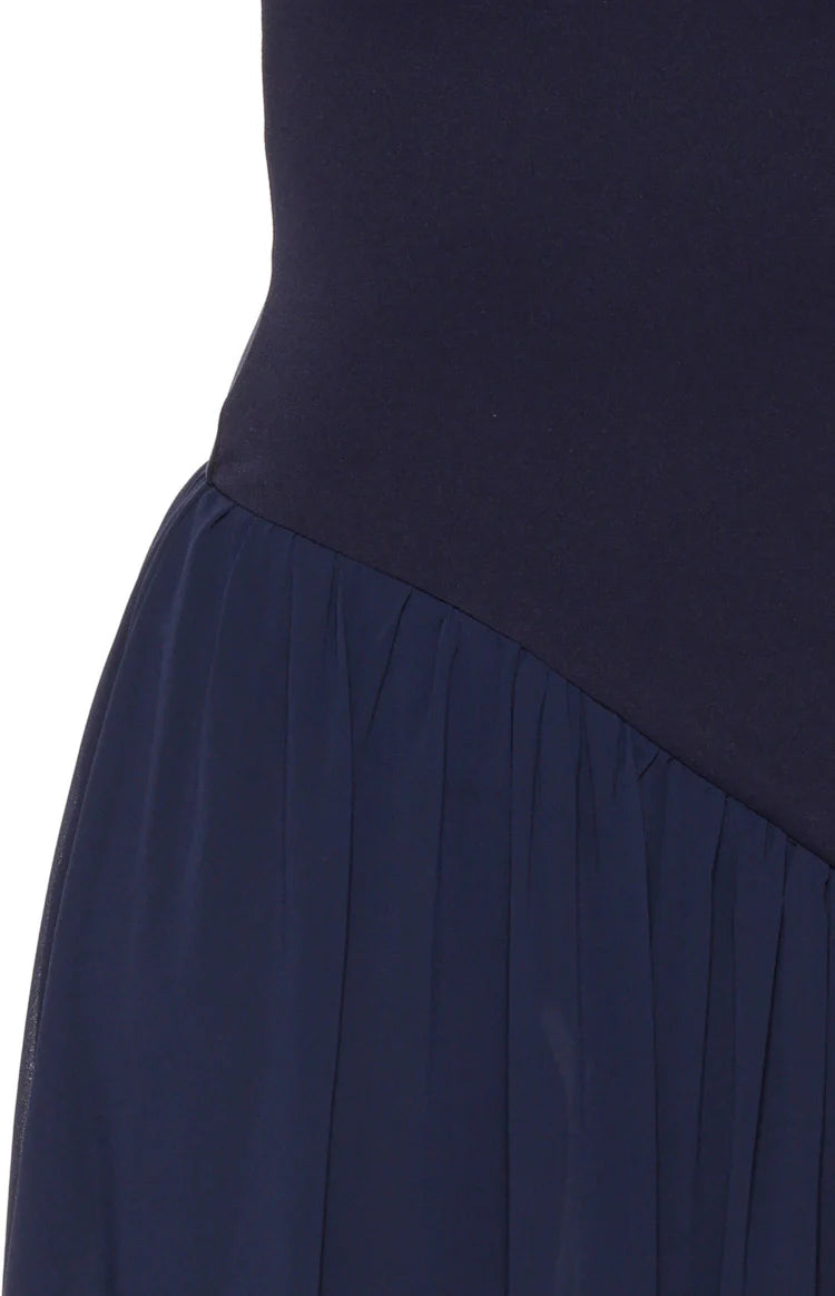 Zelia Strapless Navy Maxi Dress Image