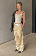 Zion Tan Waist Pant Image