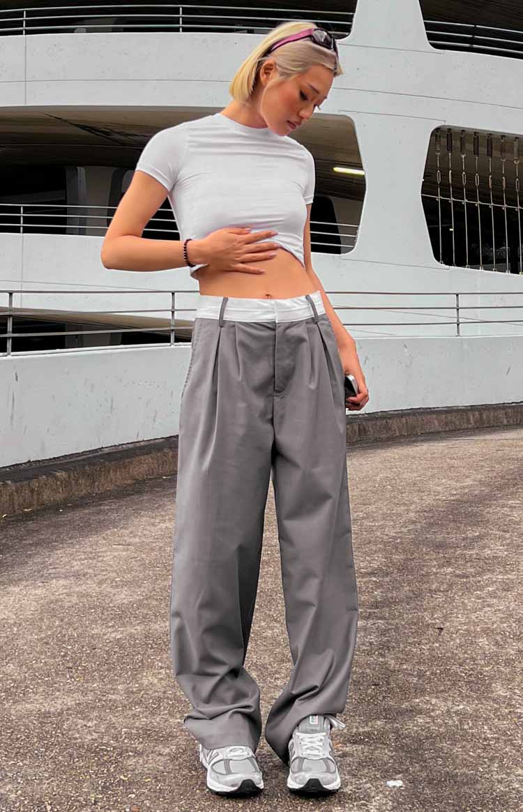 Zion Grey Waist Pant Image