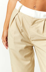 Zion Tan Waist Pant Image