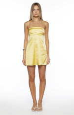 Chantell Yellow Mini Dress Image