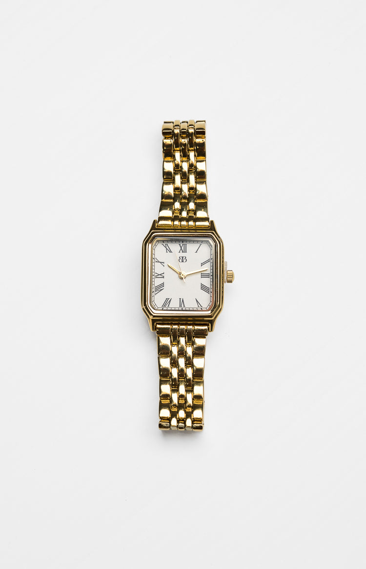 Horatia Gold Square Face Chain Watch (FREE over $220) Image
