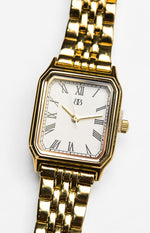 Horatia Gold Square Face Chain Watch (FREE over $220) Image