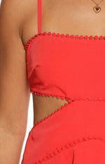 Josie Red Mini Dress Image