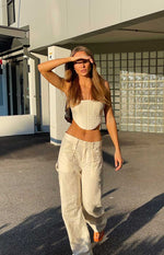Lioness Miami Vice Wheat Linen Pant Image