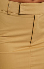 My Way Tan Maxi Skirt Image