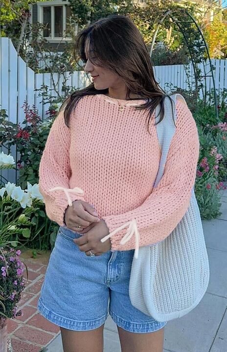 Bea Baby Pink Sweater Image