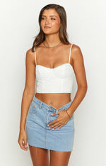 Sailor White Corset Top Image
