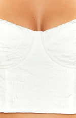 Sailor White Corset Top Image