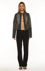 Vice Black Low Waist Pant